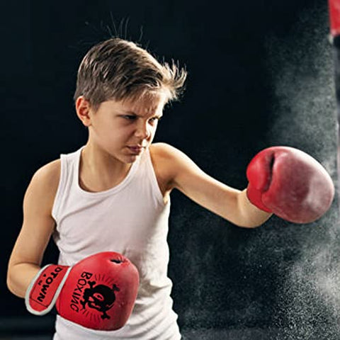 Image of Dtown Kids Boxing Gloves 4oz 6oz Youth Boxing Gloves for Age 3 to 7 Years, Boys and Girls Training Boxing Gloves for Punching Bag, Kickboxing, Muay Thai, MMA