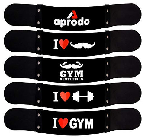 Image of Aprodo Neoprene Padded, Heavy Duty Thick Gauge Arm Blaster, Biceps Muscle Workout for Men & Women, Black