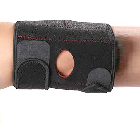 Image of Tima Elbow Support Brace, Adjustable Tennis Elbow Support Brace, Great for Sprained Elbows, Tendonitis, Arthritis, Basketball, Baseball, Golfer's Elbow Provides Support & Ease Pains (Black)