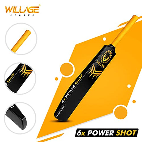 Image of Willage Cricket Bats, Plastic bat, Plastic bat Cricket Full Size, Plastic bat Full Size, Cricket Bat (Golden Color)