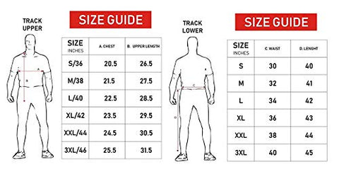 Image of Fallyn Men's Polyester Regular Fit Track Suit for Men Sports Suits for Boys Stylish Trekking Suit Running Suit Warm for Body (Dark Grey_X-Large)