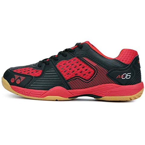 Image of Yonex All New Badminton Non-Marking Shoes, Coral/Black - 7 UK