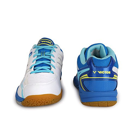 Image of Victor Men Blue / White Badminton Shoe - UK 6.5