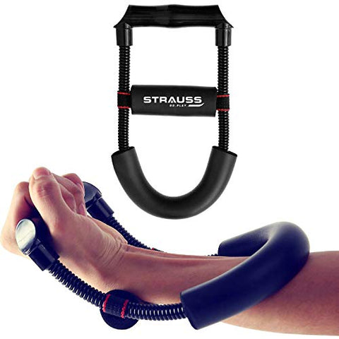 Image of Strauss Adjustable Wrist/Forearm Strengthener, (Black)