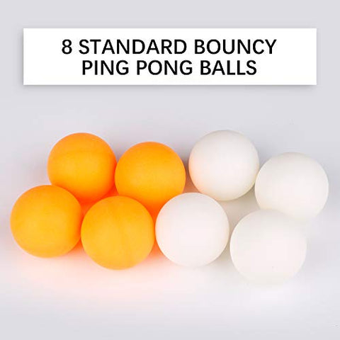Image of XGEAR Ping Pong Paddle Set ;Complete Table Tennis Set ; Table Tennis Racket Set,4 Paddles, 8 Balls, Portable Storage Case, Optimize Spin and Control, for Indoor Outdoor Play