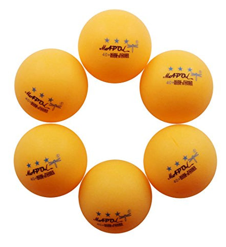 Image of mapol Regail 50 Yellow 3-star Table Tennis Advanced Training Ping Pong Balls (40 mm)