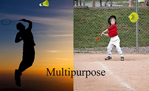 Image of Senston Nylon Badminton Shuttlecocks Sports Birdies Shuttlecock 12PCS for Outdoor Indoor Sports Activities - Yellow