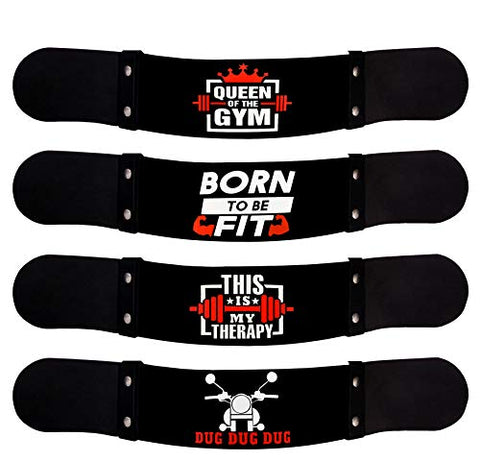 Image of Aprodo Neoprene Padded, Heavy Duty Thick Gauge Arm Blaster, Biceps Muscle Workout for Men & Women, Black