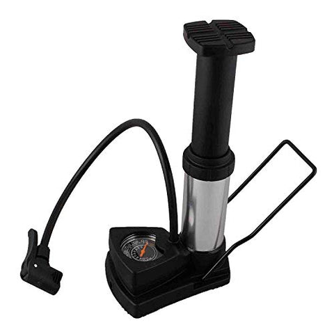 Image of DIYASHI® Portable Mini Bike Pump/Bicycle Air Pump Foot Activated Mini Floor Cycle Pump for Car Bike and Bicycle with Pressure Gauge (Standard)