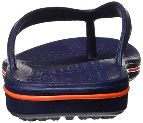 Image of PARAGON Men's Paralite Navy Blue-Orange Flip-Flops-10 UK