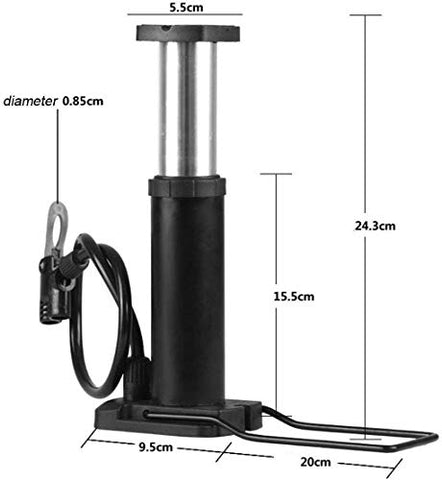 Image of Moolten AIR Floor Pump for Cycle,Bike,Ball,Toys Inflatable(Steel Body)