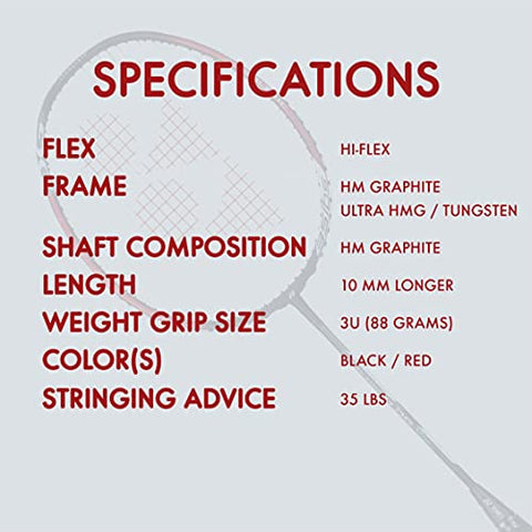 Image of YONEX Voltric 0.7 DG Slim Tri Voltage System Graphite Badminton Racquet (Navy Blue , 35 Lbs Tension, Slim Shaft)