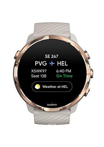 Image of SUUNTO 7 Sandstone Rosegold, GPS Versatile Sports Watch with Google Wear OS, 24x7 Activity and Sleep Tracking