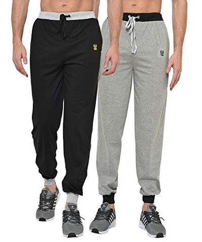 Image of VIMAL JONNEY Men Trackpants Mutlicolour-Pack of 2(D9BD9M-L)