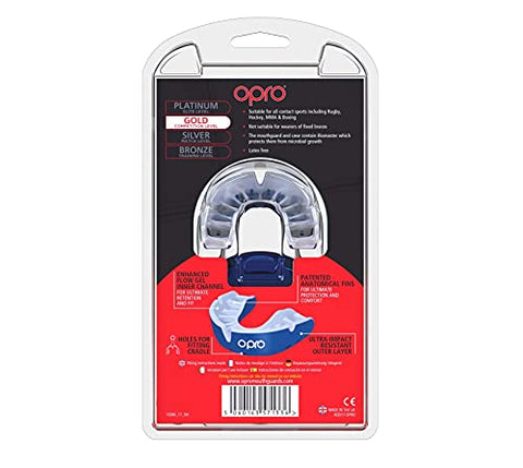 Image of OPRO Self-Fit GEN4 Gold - Pearl Blue/Pearl Mouth Guard