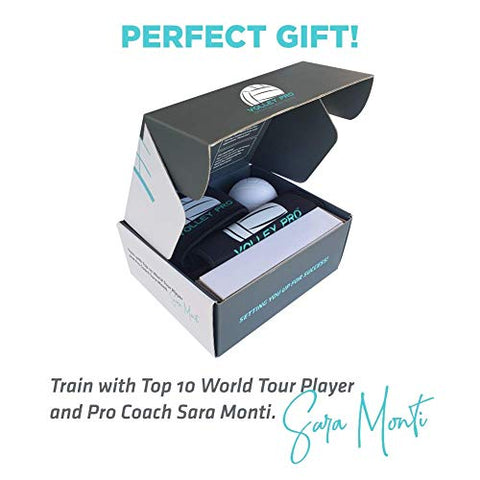 Image of Volley Pro Premium Volleyball Rebounder & Serving Trainer.Solo Volleyball Spike Trainer for Indoor or Outdoor Spiking & Serve Practice.Volleyball Training Equipment Aid.Beginner Volleyball Server Kit