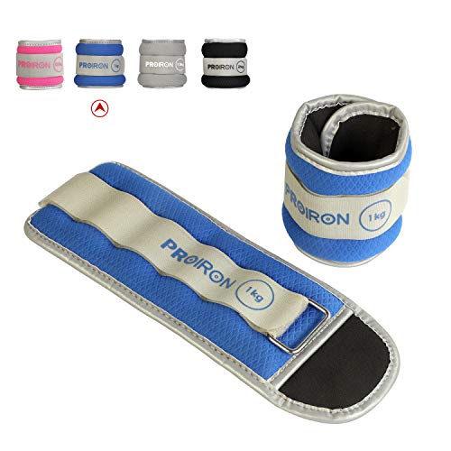 PROIRON Ankle Weights Wrist Leg Weights for Women Men 1kg in