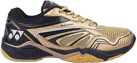 Image of Yonex C-Ace Light Badminton Non Marking Shoes, Gold/Black - 8 UK