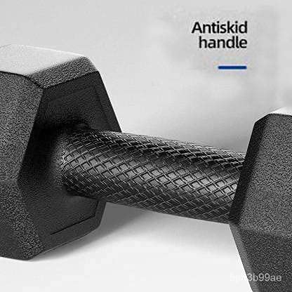 Image of CORSO PVC Hex Dumbbells For Men & Women Strength Training Set 1kg 2kg 3kg 4kg 5kg Pair Hex Dumbbells Set (4KG/PAIR)