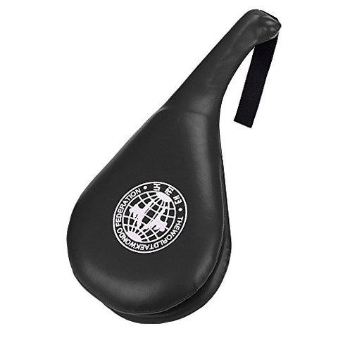 Image of JERN Taekwondo Durable Kick Pad Target for Karate Kickboxing Training (Black) - Set of 2