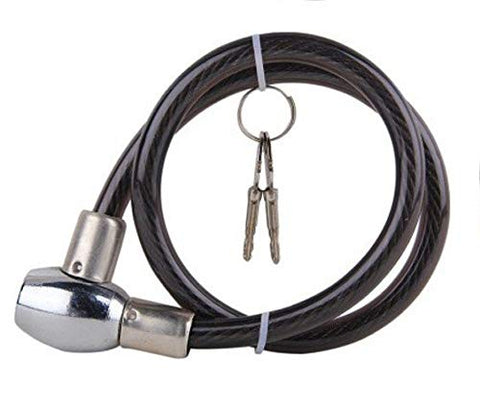 Image of meenu arts Cable Lock for Bike, Helmet, Cycle & Luggage (Multipurpose Uses) Colour-Black