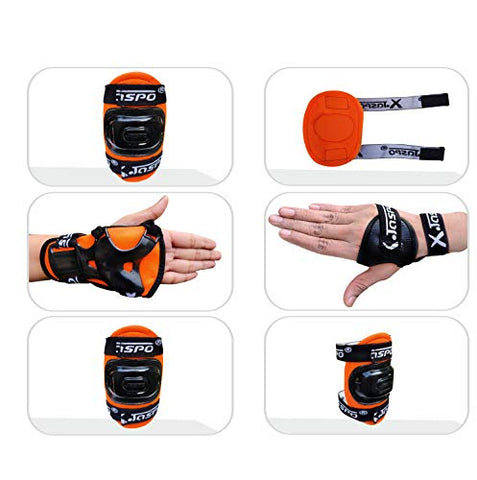 Image of Jaspo Ride on Penny Polypropylene Skateboard Combo for Age Group Upto 10 Years (22" x 5.5)uk, Orange