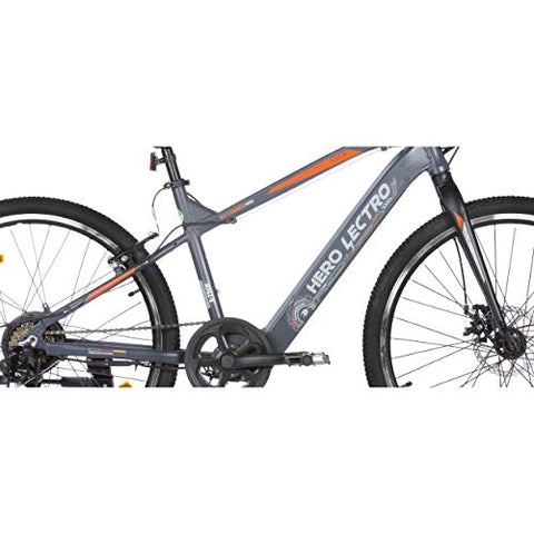Image of Lectro Unisex 7S Speed Clix 26T Electric Cycle (16", Dark Grey & Black, 26 x 1.90", 26" x 2.125")