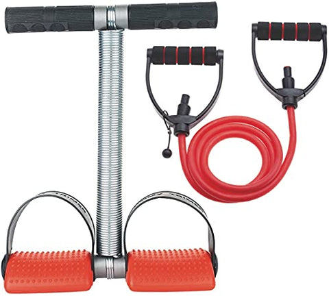 Image of Fitness India Tummy Trimmer & Toning Tube (Combo of 2) Waist Trimmer Body Toner Abs Exerciser Fat Buster Home Gym Home Exercise Equipment Abdominal Leg Hand Biceps Exerciser - Multicolor