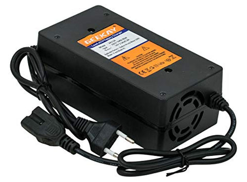 Image of Geekay Original Lead Acid Gel Batteries DC -2 AMP Electric Bicycle Kit Charger | for 24 V 250 Watt PMDC Motor Kit DC-2A Black (USE ONLY for Electric Cycle)