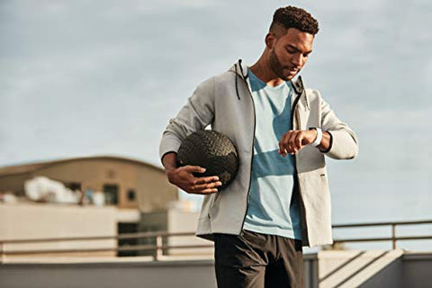 Image of Fitbit Versa Family Accessory Band, Official Fitbit Product, Sport, Frost White, Large