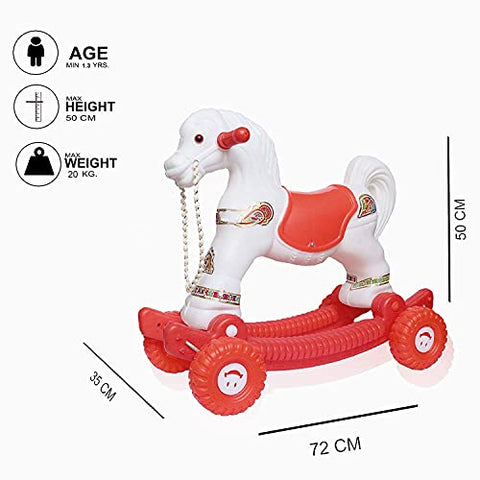 Image of CR18 COLLECTION 2 in 1 Baby Horse Rider and Rocker for Kids Age 1-5 Years