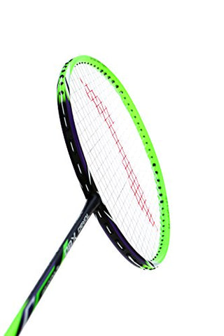 Image of Li-Ning Turbo X 80 Carbon-Graphite Strung Badminton Racquet, S2 (Green/Black)