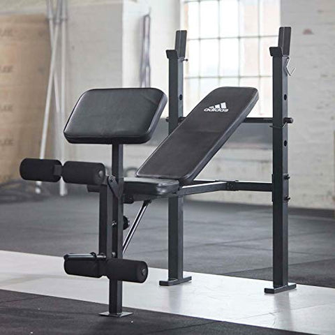 Image of Adidas Essential Steel Workout Incline Bench (Black)