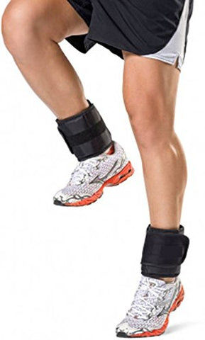 Image of Neulife Wrist/Ankle Weights 2 kg (1 kg Each x 2 pc), rubber, black