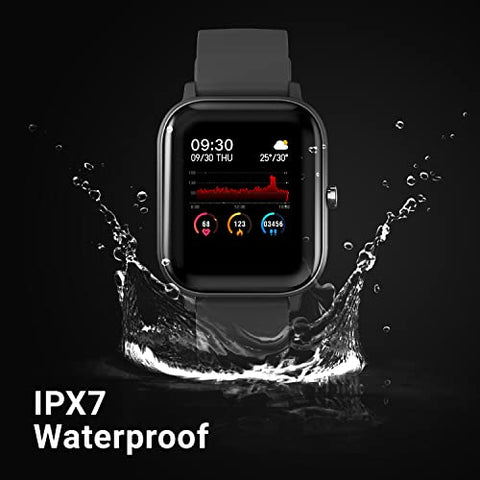 Image of Fire-Boltt SpO2 Full Touch 1.4 inch Smart Watch 400 Nits Peak Brightness Metal Body 8 Days Battery Life with 24*7 Heart Rate monitoring IPX7 with Blood Oxygen, Fitness, Sports & Sleep Tracking (Black)