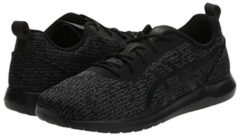 Image of ASICS Men Kanmei 2 Dark Grey/Black Running Shoes-8 UK/India (42.5 EU) (9 US) (1021A011.021)