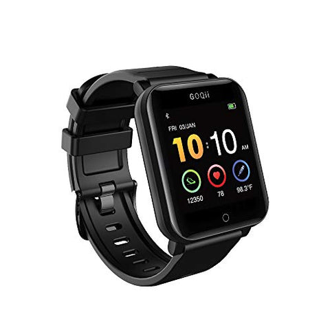 Image of GOQii Smart Vital Junior for Kids Fitness (Cherry and Cream)+GOQii Smart Vital Fitness SpO2, Body Temperature and Blood Pressure Tracker with 3 Months Personal Coaching