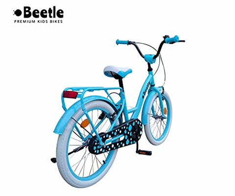 Image of Beetle Panache 20T Kids Cycle With 12 Inches Steel Frame for 6 to 10 Year olds, Turquoise Blue