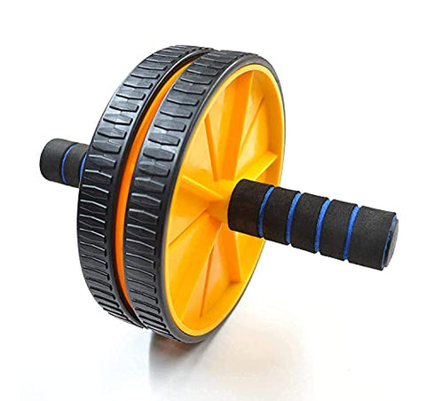 Image of OJS Abs Roller For Abs Exercise Equipment With Knee Mat For Men & Women Abs Wheel For Home Gym, Workouts And Exercise - Belly Fat Burner For Women And Men