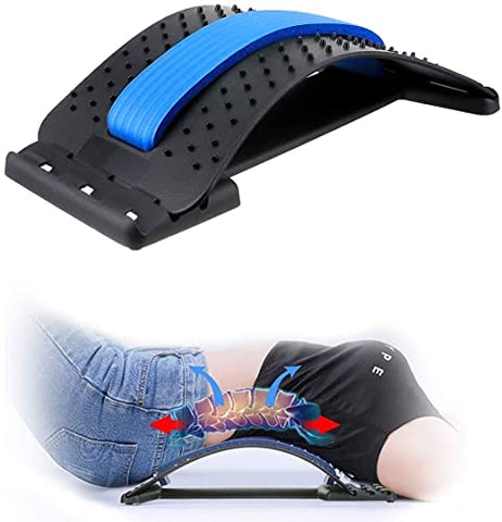 Image of AILELAN Back Stretcher for Spinal Pain Relief | Back Pain Relief Product | Lumber Support | Spinal Curve Back Relaxion Device