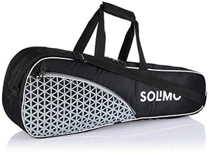 Amazon Brand - Solimo Badminton Kit Bag, Rapid, Black