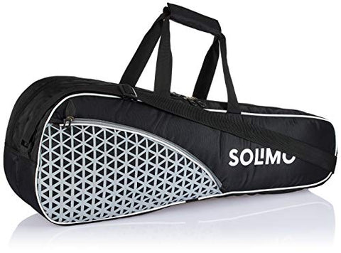 Image of Amazon Brand - Solimo Badminton Kit Bag, Rapid, Black