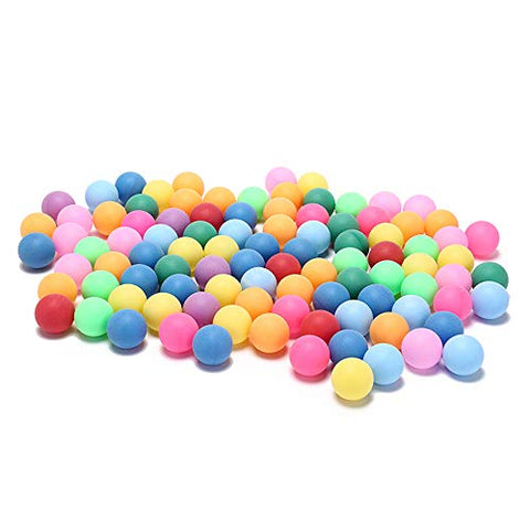 Image of 50Pcs/Pack Colored Ping Pong Balls 40mm 2.4g Entertainment Table Tennis Balls Mixed Colors for Game and Advertising