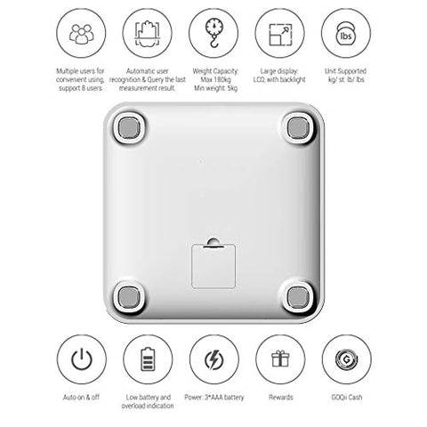 Image of GOQii Balance Body Composition Monitor with 3 months Personal Coaching+GOQii Vital 4.0 SpO2, Body Temperature and Blood Pressure Tracker with 3 Months Personal Coaching