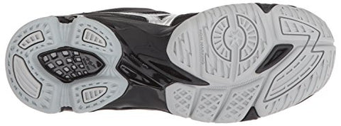 Image of Mizuno Wave Bolt 7 Volleyball Shoes, Black/Silver, Women's 6.5 B US
