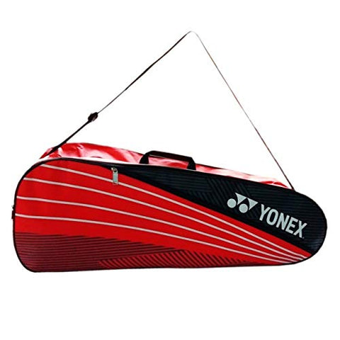 Image of Yonex S25 Extra Spacious 2 in 1 Badminton Kitbag, Red/White
