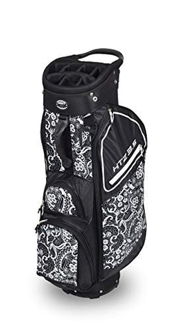 Image of Hot-Z Golf Ladies 3.5 Cart Bag Black/White/Lace