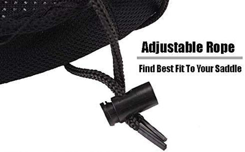 Image of AlexVyan Soft Bicycle Silicone Gel Saddle Cover ( 11*7.5 Inch) Cycling Cushion Pad City Cycle Seat Cover Gym Cycle Gel Cover -Fits Narrow/Slim Seats (Black and Blue)