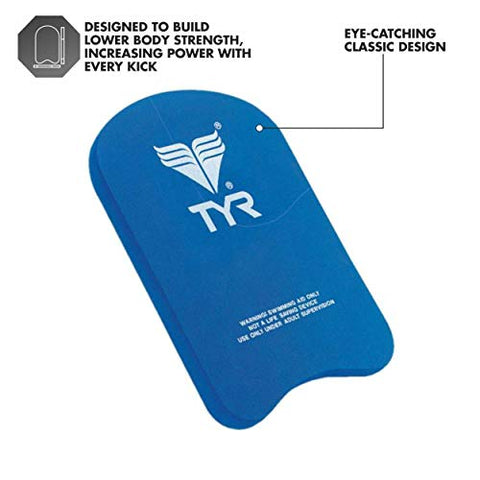 Image of TYR Junior Classic Kickboard Swim Equipments & Accessories (Blue)