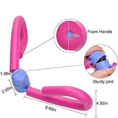 Image of Alphabet1 Latest Men's and Women's Soft Foam PVC Thigh Trimmer Equipment and Yoga Ring Leg Muscle Training Machine Home or Travel Workout Best Leg Trainer for Waist Thigh Hips Arms (Multicolour)